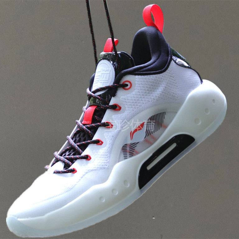 李宁驭帅14low低帮开赛夜男子减震防滑实战专业比赛篮球鞋abaq067