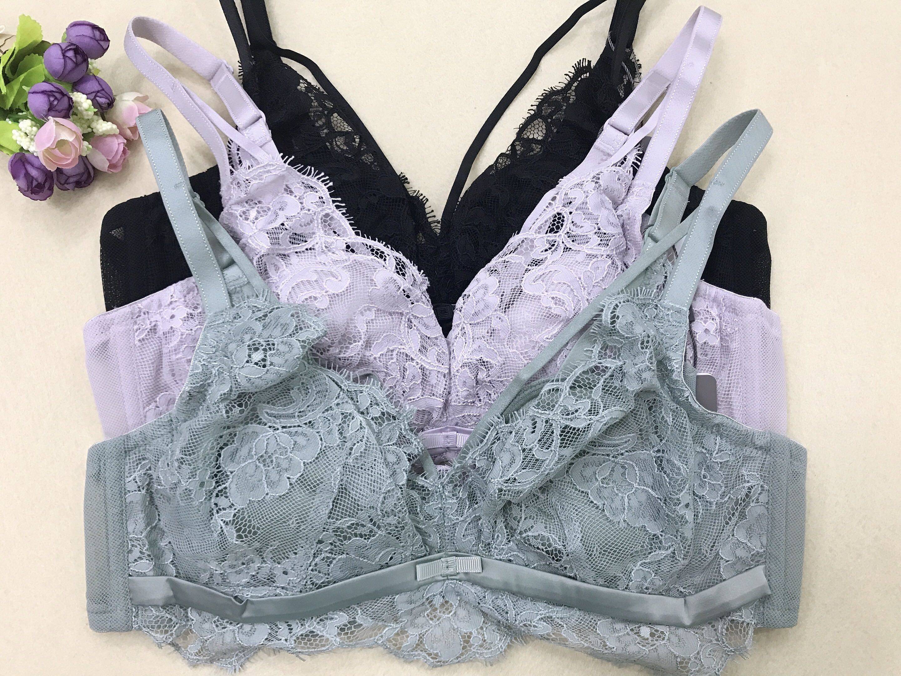 梧桐超薄水晶杯聚拢性感蕾丝美背女内衣wn858117单件