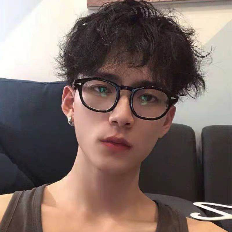 圆框防辐射眼镜男|圆框眼镜男|圆框眼镜男头像 - 防男
