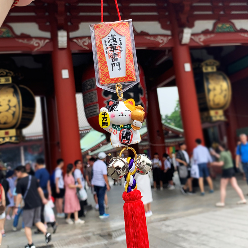 日本浅草御守汽车挂件寺车内挂件汽车挂饰 挂件汽车装饰车载代购