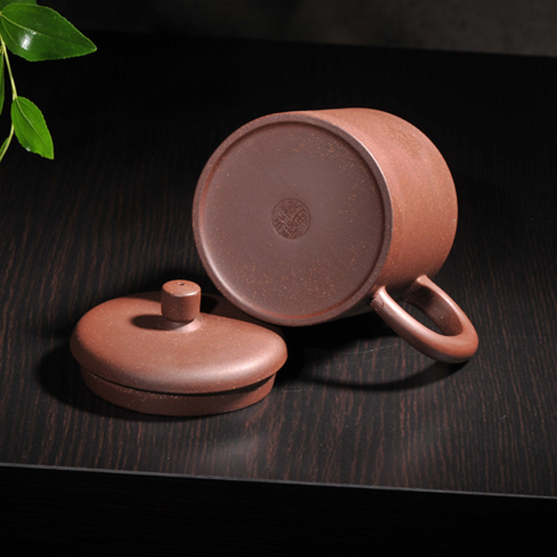 倪新安国家级高级工艺师 【老板紫砂杯】原矿清水泥 380cc