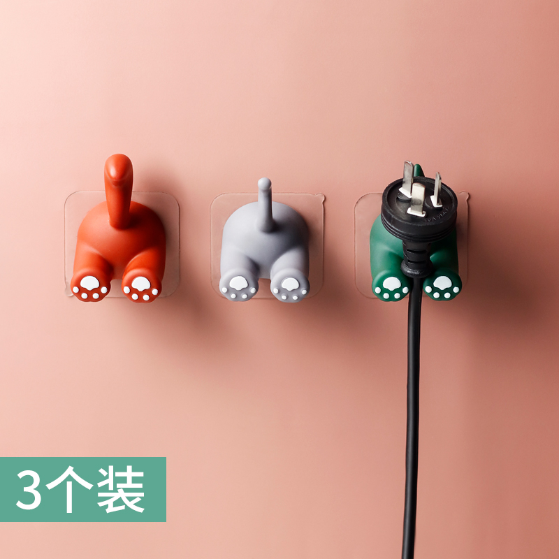 电源插头收纳挂钩可爱卡通厨房挂电线的神器进户门放钥匙超强粘力在类目 收纳整理, 家庭整理用具, 挂钩/粘钩中 - 来自Buy2taobao.com提供专业的淘宝代购服务