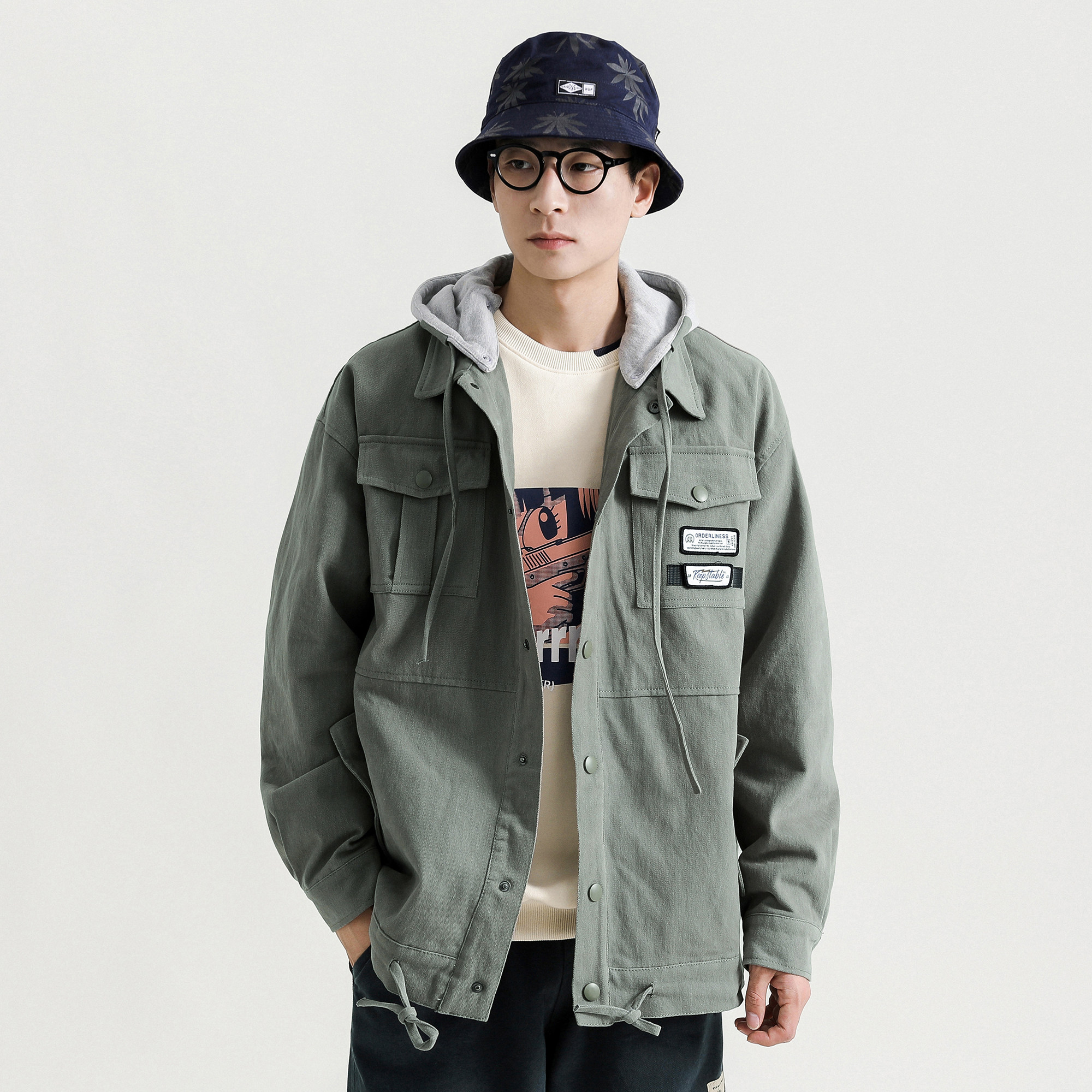 春款休闲外套男