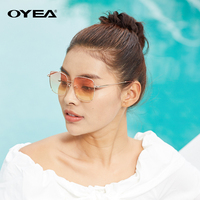 OYEA太阳镜男潮网红墨镜女ins街拍大脸显瘦复古情侣款太阳眼镜 G2