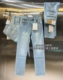 2024 春季新品 MINI JEANS 17066牛仔裤女马吉拉弹力小直筒烟管裤