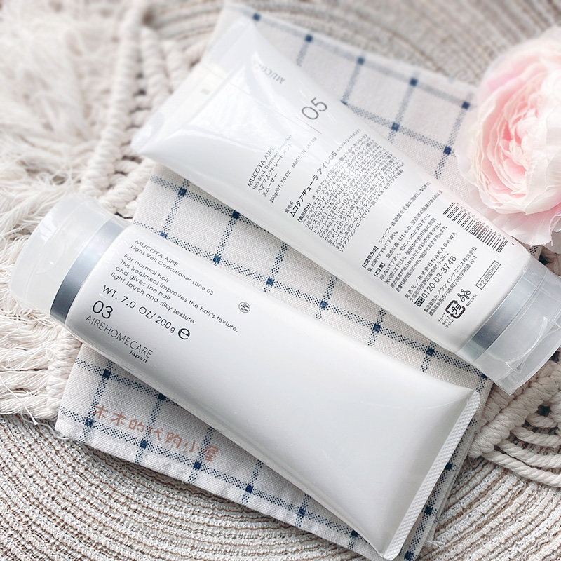 日本mucota沐蔻丹细软清爽蓬松03烫染损伤修复05日常护理发膜200g