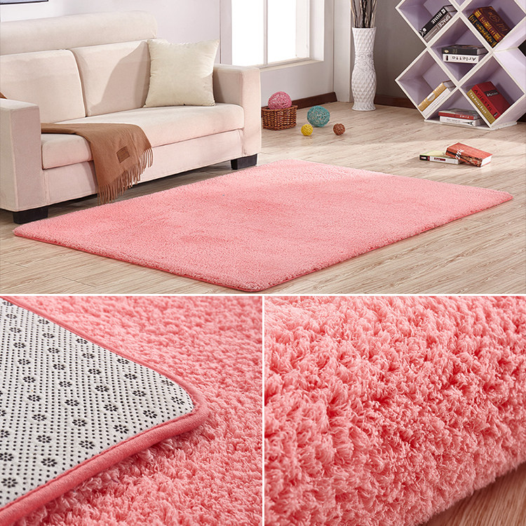 超柔软地毯卧室可爱满铺床边毯榻榻米长方形客厅地垫飘窗阳台玄关