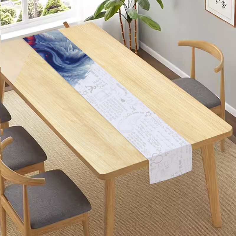 电视柜桌旗轻奢高端旗布餐桌装饰布桌布中间长条茶台布艺防水防油