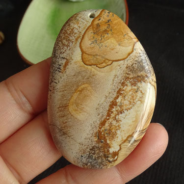 水玉冰魄 天然图画石象形吊坠风景石牌子项链毛衣链原石多款实物