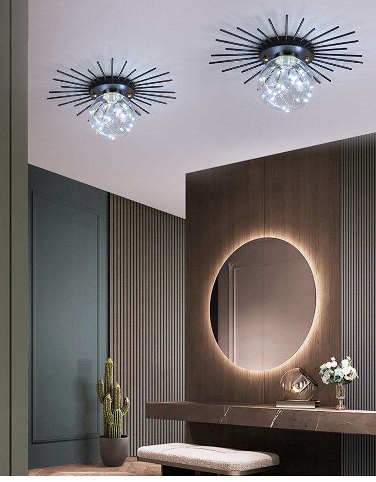 简约现代北欧进户门过道玄关吸顶灯满天星