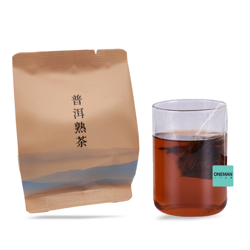 普洱茶袋泡茶熟普三角包办公用茶酒店茶定制一个大爷ONEMAN大福喜