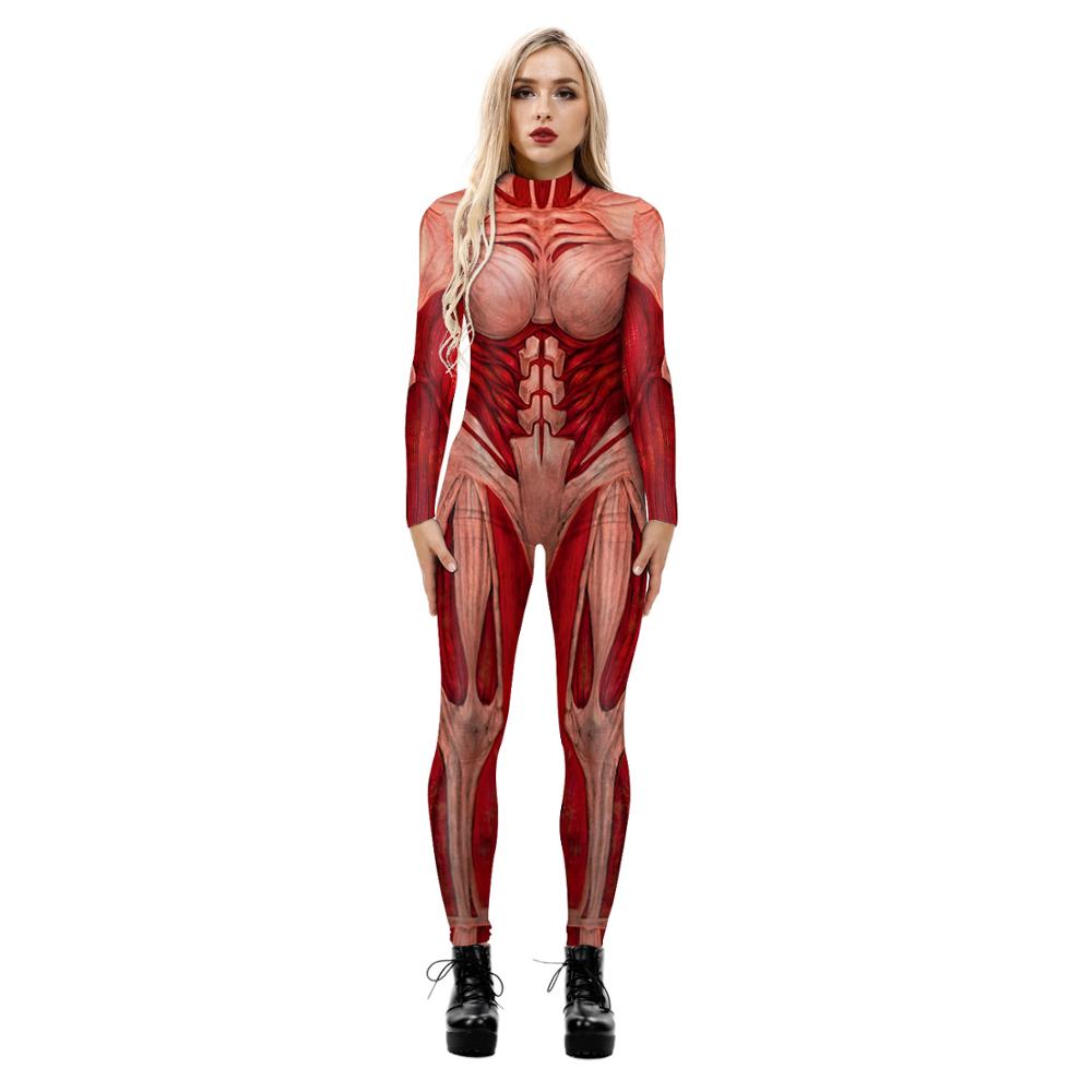 万圣节成人进击的巨人Annie Leonhart 阿尼 Cos连体紧身衣Zentai