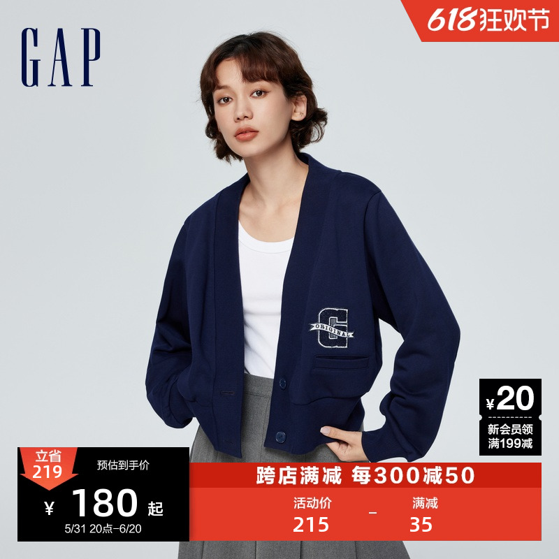 Gap女装2024春季新款法式圈织