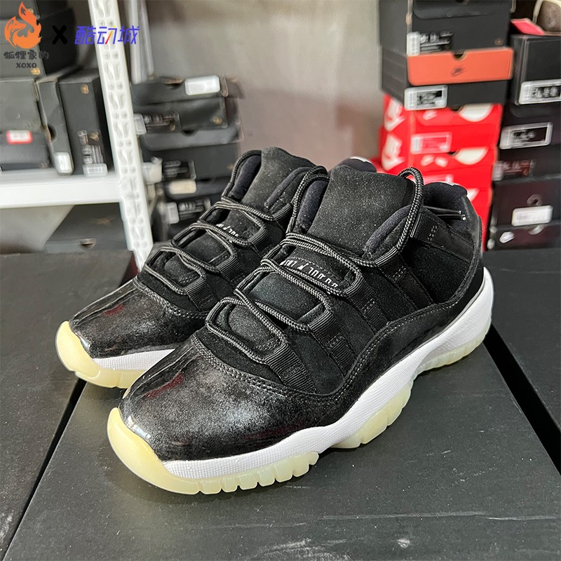 狐狸家Air Jordan 11 Low GS aj11伯爵低帮休闲篮球鞋 528896-010