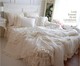 韩国进口米色雪纺褶皱纱蕾丝荷叶边公主婚庆床品配五层蛋糕裙