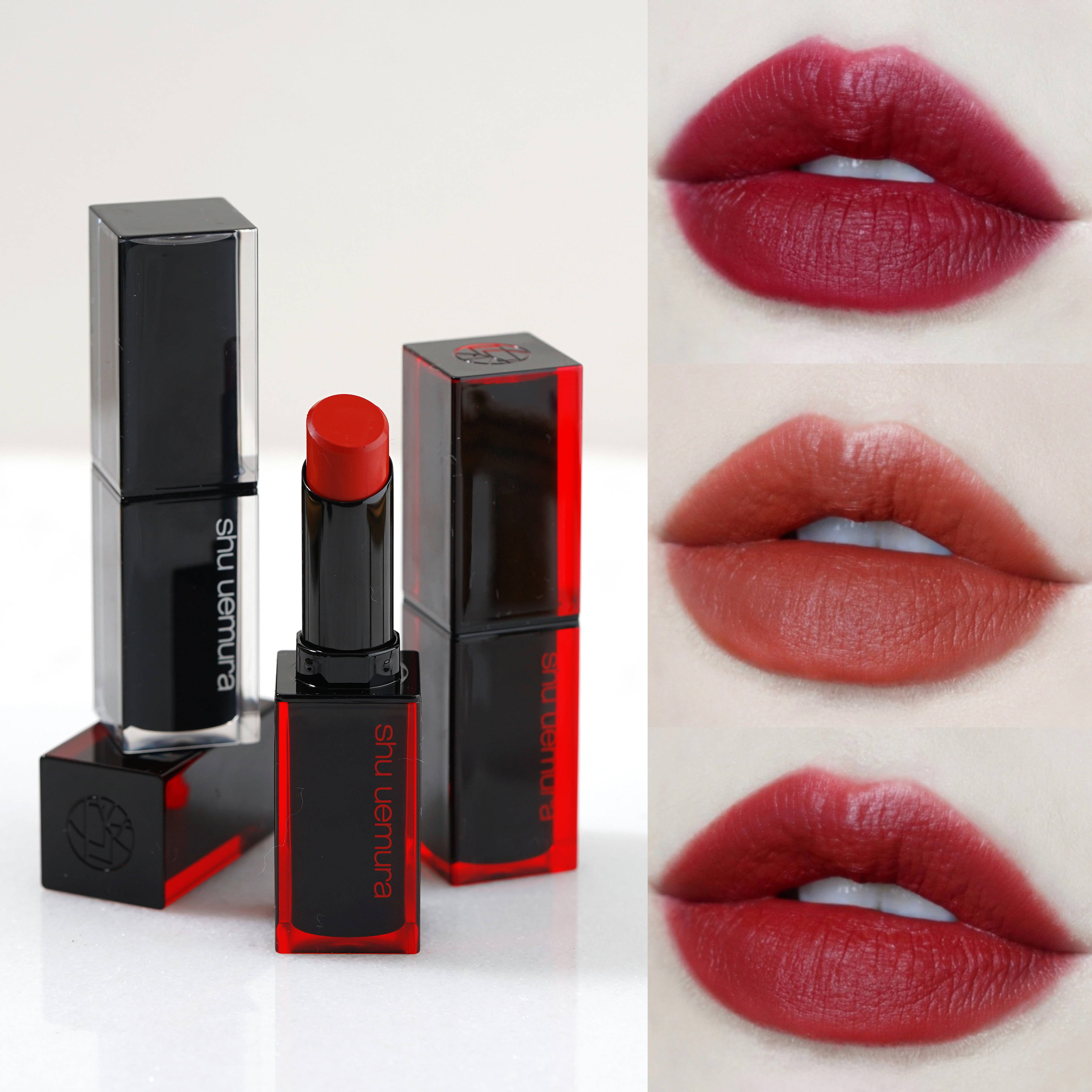 植村秀圣诞限定绢感rd188 964小黑方口红163 785 590 784 174 781