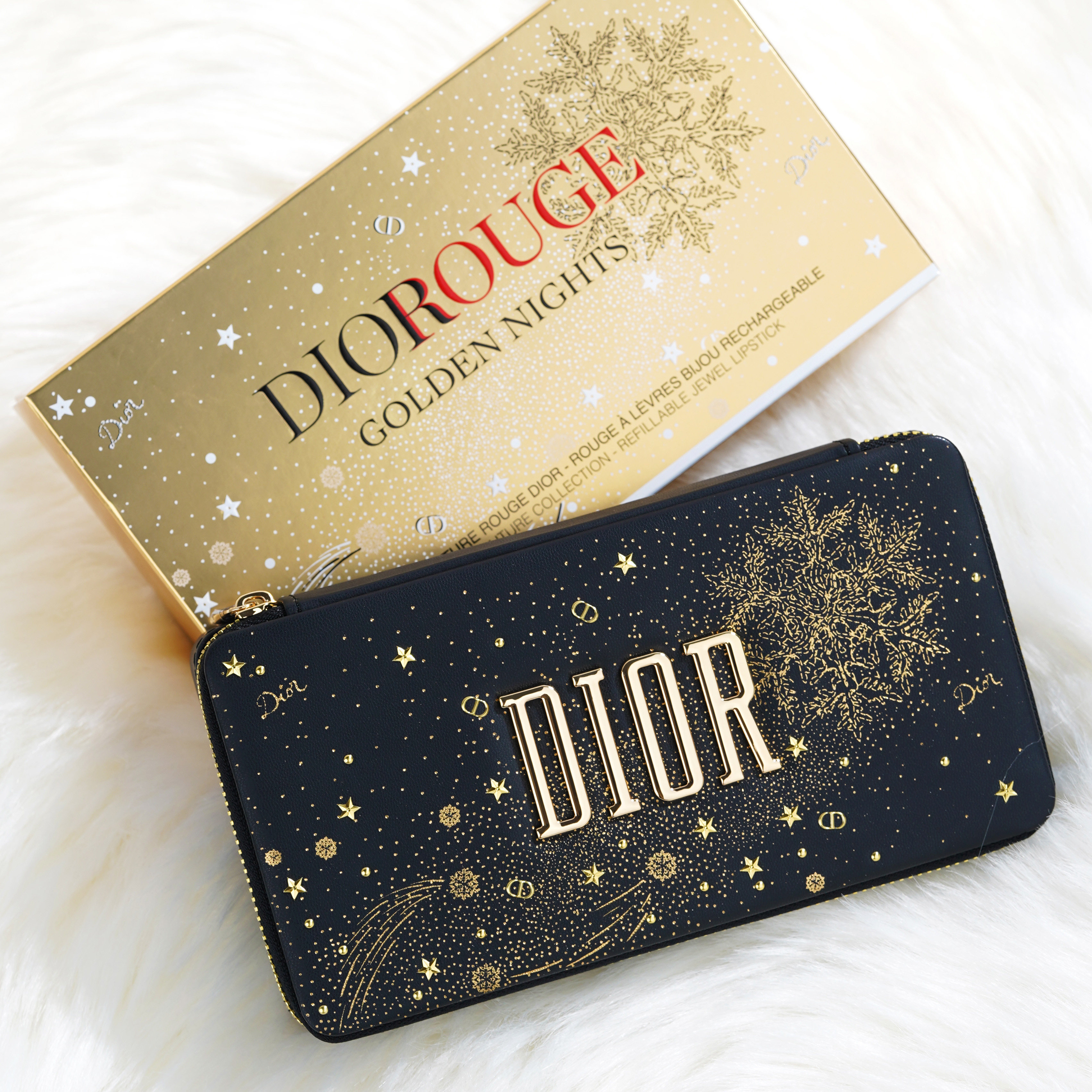 dior/迪奥2020圣诞限量蓝金口红套盒999/999哑光/988/481/458/772