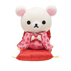 日本代购轻松熊rilakkuma松弛熊高岛屋限定和服公仔玩偶生日礼物