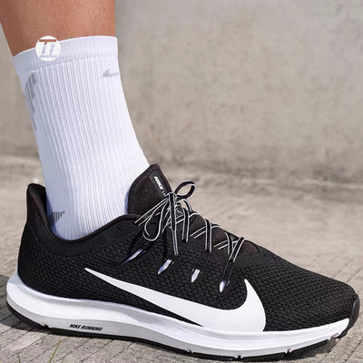 耐克nikequest2二代飞线黑色男女鞋透气网面运动跑步鞋ci3787