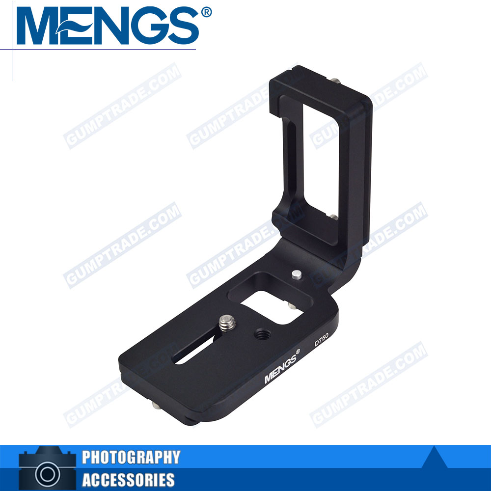 MENGS D750 专用L型快装板竖拍板手柄尼康相机阿卡三脚架云台配件