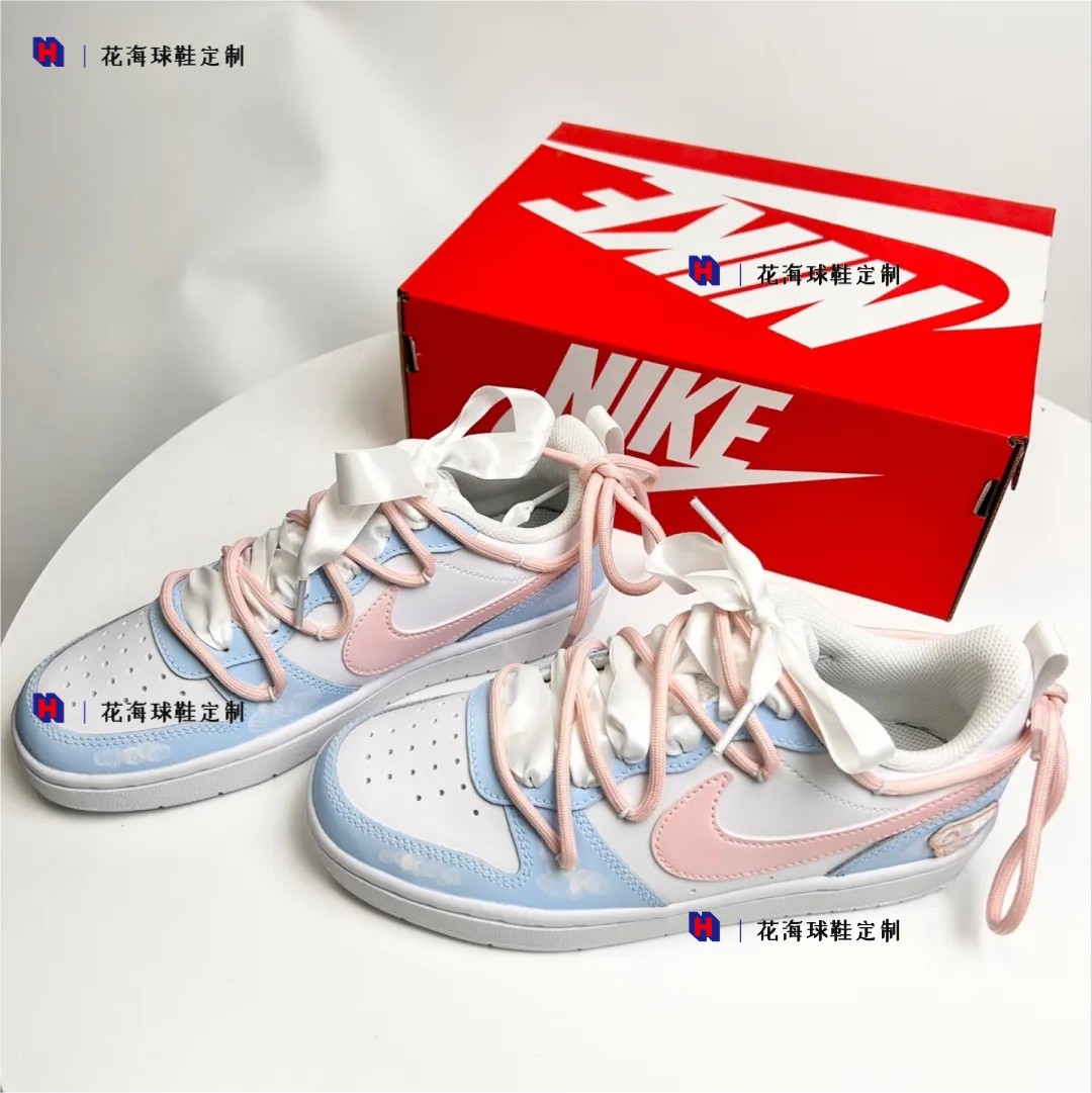 花海球鞋定制 Nike Court