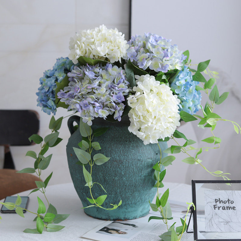 仿真花绣球花大号落地假花绢花