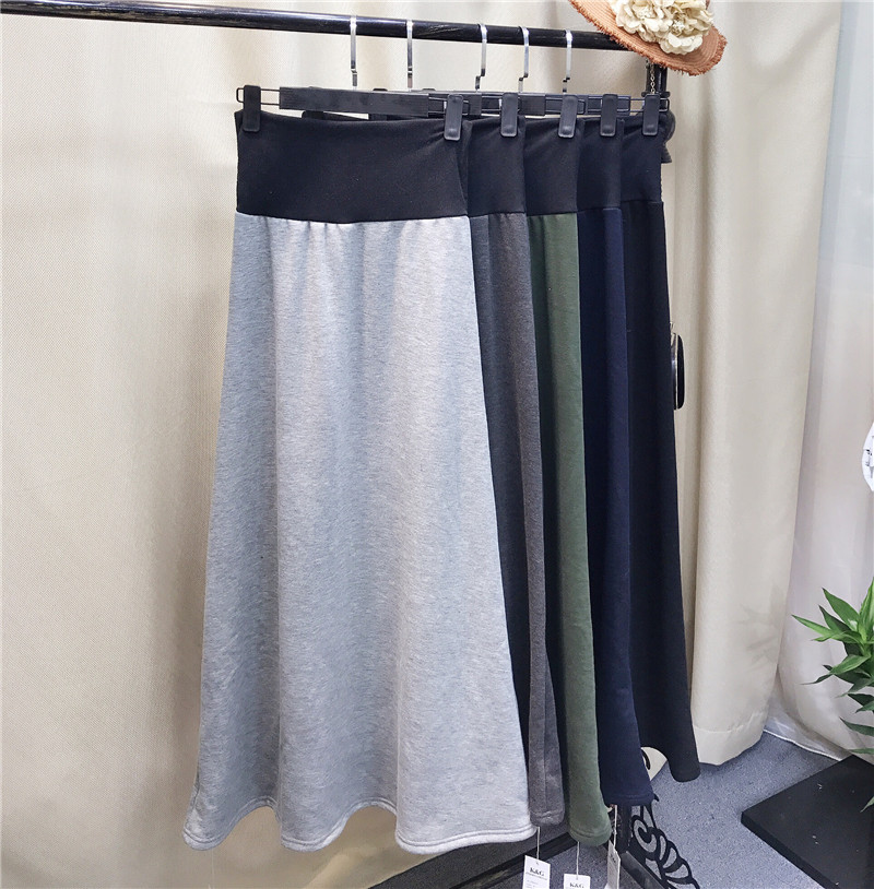 English home Japanese single Plush thickening longuette skirt 2017 Retro skirt Paigein the Women's clothing/Boutique , Skirts category - from Buy2taobao.com to provide professional Taobao agent buy service
