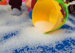 50斤玩具沙塑料沙玩沙沙子散装批发沙滩玩具决明子白色沙颗粒沙