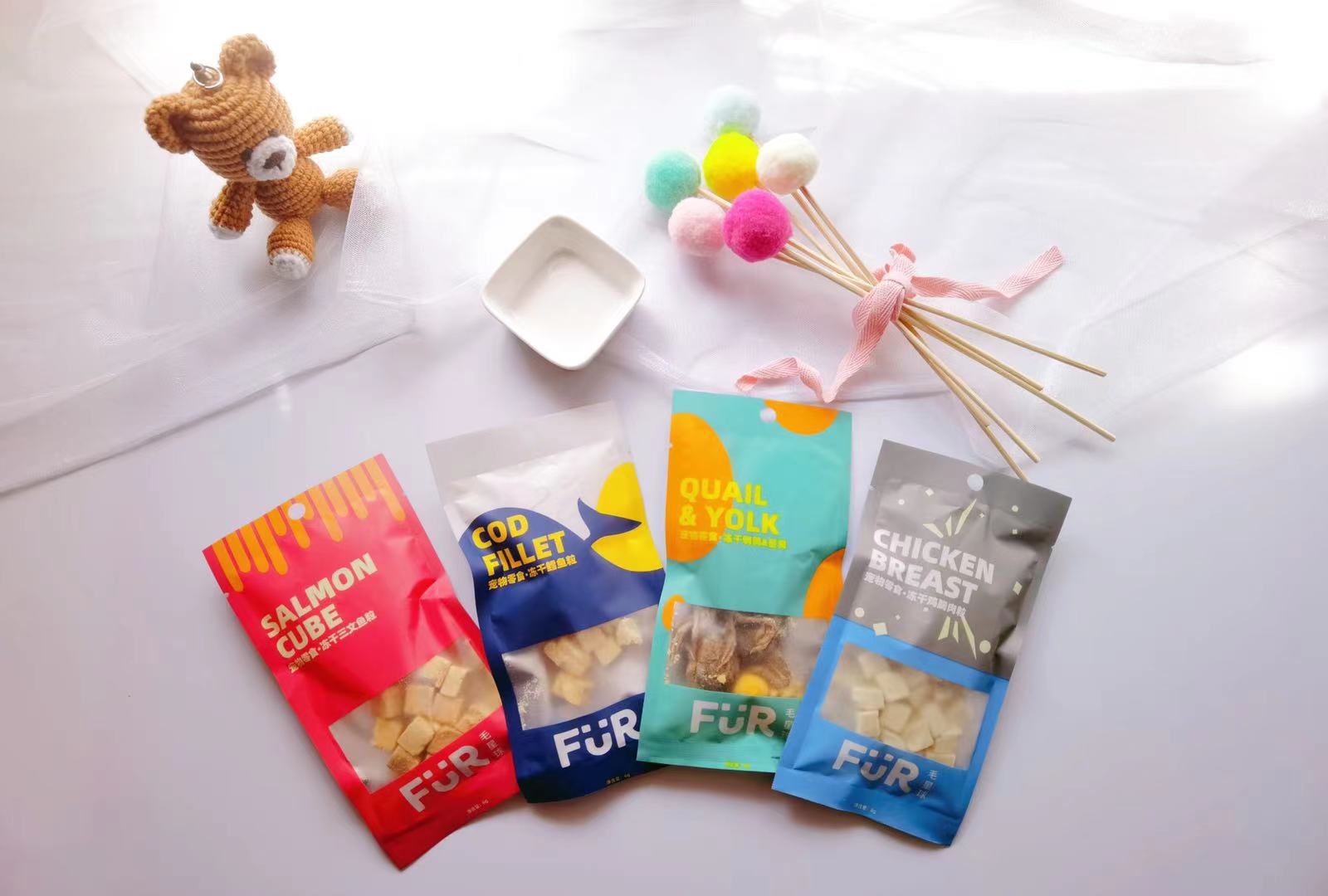 FUR 毛星球宠物冻干三文鱼鸡胸肉鳕鱼粒猫狗仓鼠蜜袋鼯拌粮零食在类目 宠物/宠物食品及用品, 狗零食中 - 来自Buy2taobao.com提供专业的淘宝代购服务