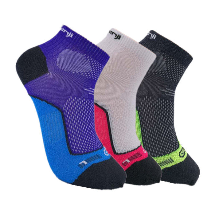 迪卡侬kalenji左右脚专业马拉松男跑步运动防摩擦慢跑透气短袜子