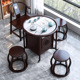 实木阳台茶桌椅简约现代移动茶台组合新中式小户型客厅家用泡茶桌