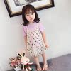 女童套裝夏裝2019新款兒童2時髦3洋氣4短袖5歲女寶寶連衣裙兩件套 女童套裝夏裝2019新款兒童2時髦3洋氣4短袖5歲女寶寶連衣裙兩件套