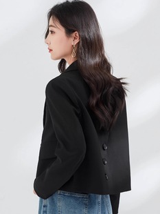 春秋小西装女2024新款韩版小个子西装高级感设计西服修身休闲外套