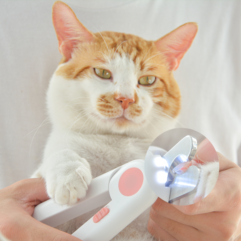 【LED看血线】猫咪指甲剪刀新手专用宠物狗用品指甲钳神器 带锉刀