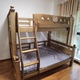 高低床实木儿童床上下床1.8米双层床上下铺男女全实木两层床成人
