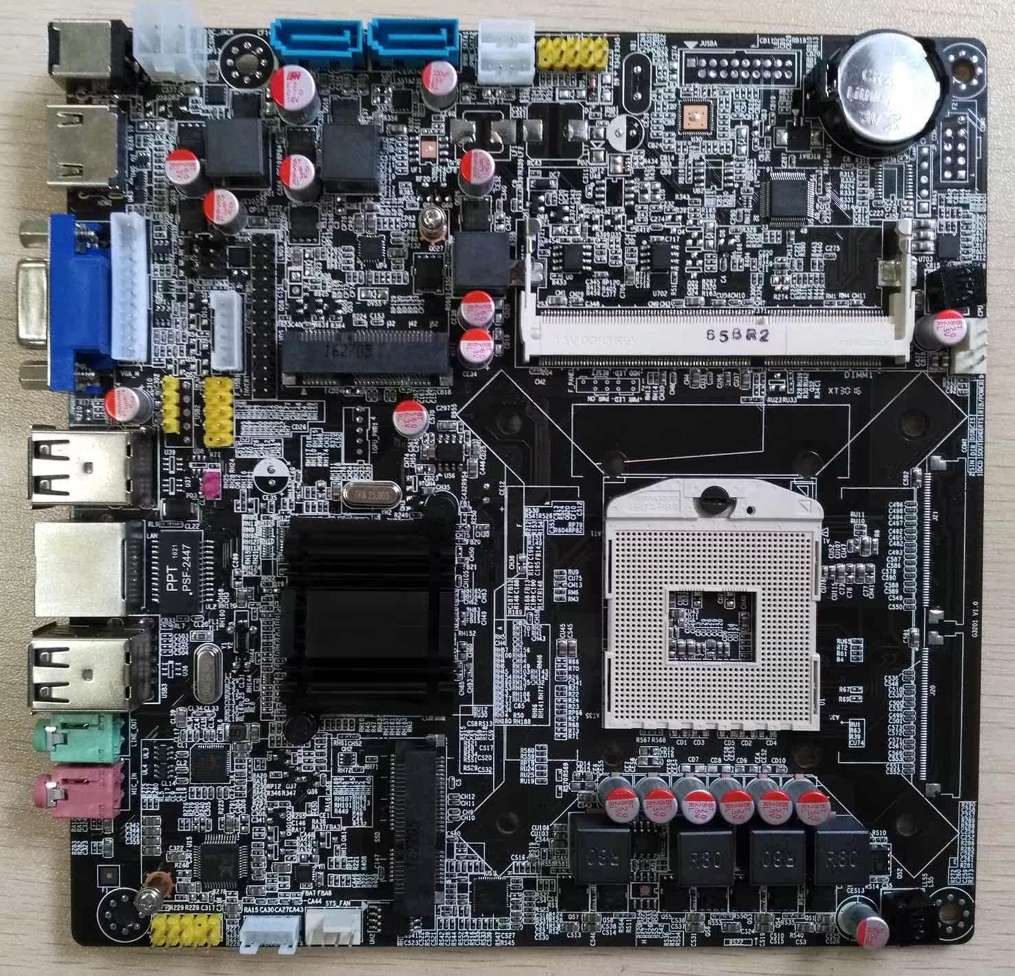 全新hm65一体机电脑主板 广告机专用笔记本2代3代cpu套装i3/i5/i7