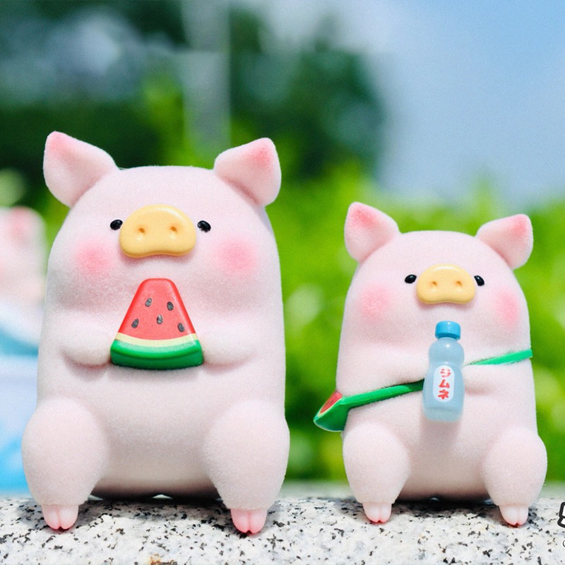 罐头猪lulu猪阳光派对系列猪猪盲盒一代二代潮流可爱手办礼物摆件