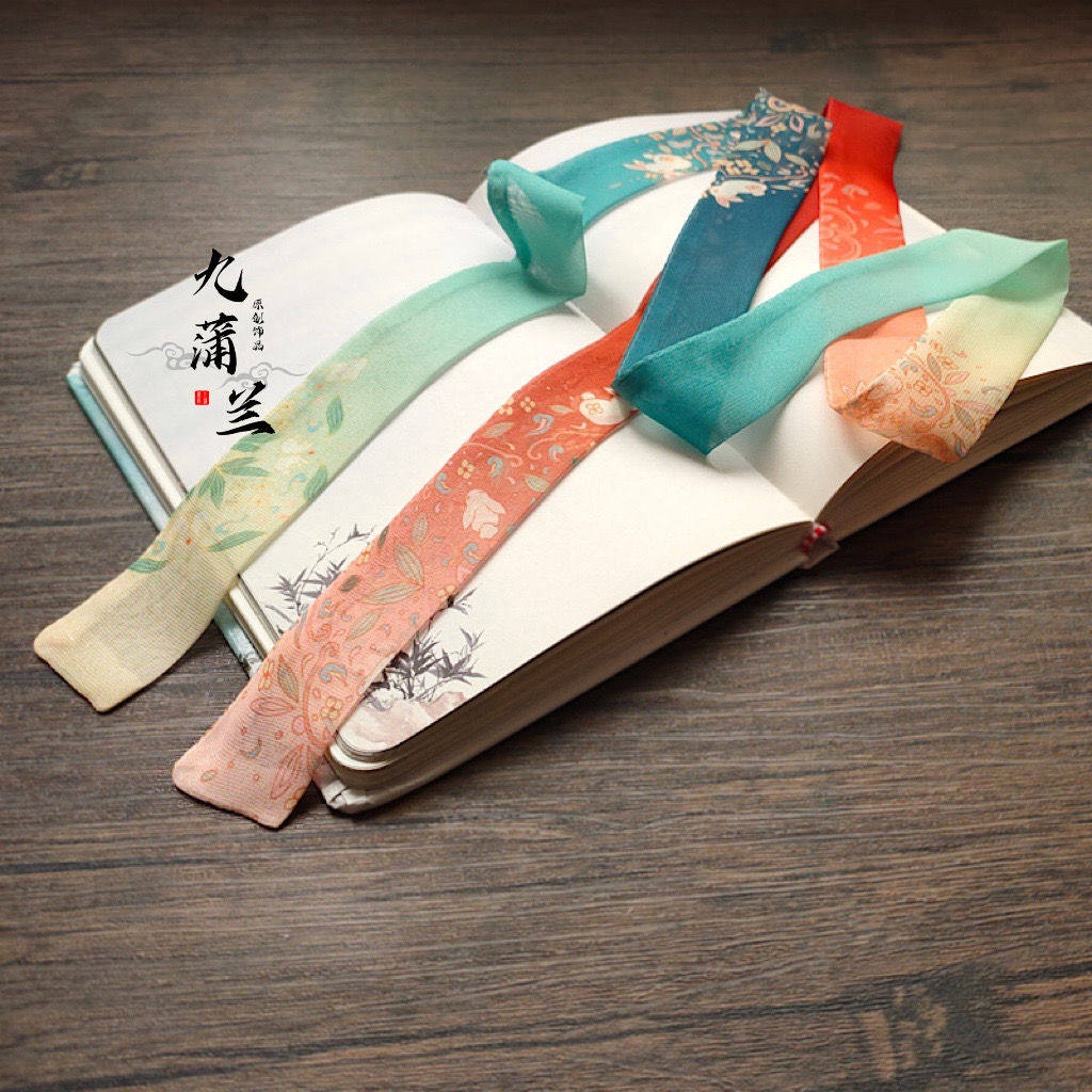 复古色桂花兔发带汉服古风配饰甜美绑带少女国风神鹿色搭配飘带