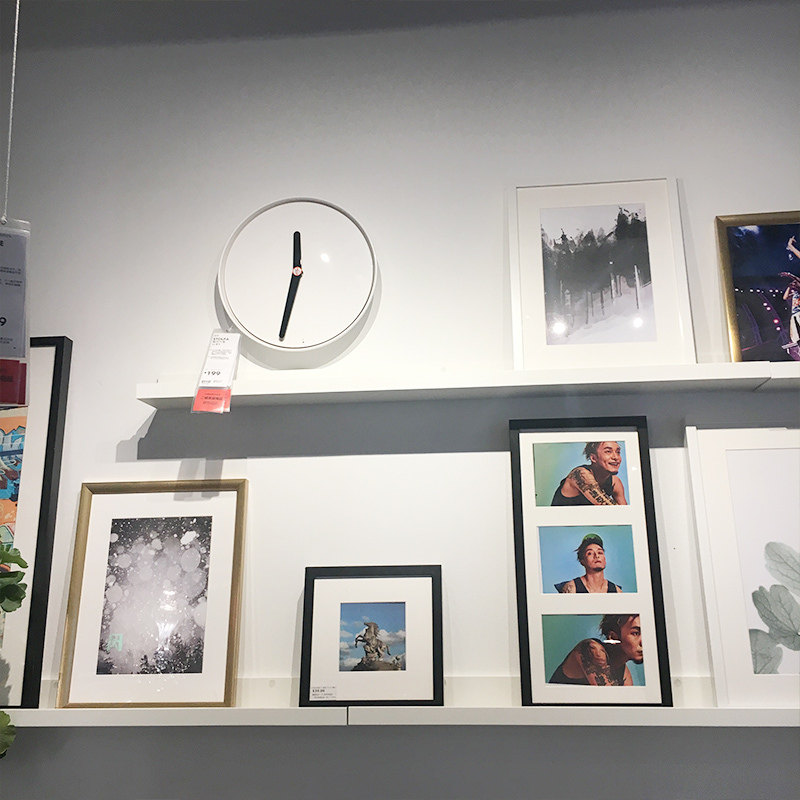 国内宜家丽巴画框装饰图片框相框挂画照片墙ikea家居代购