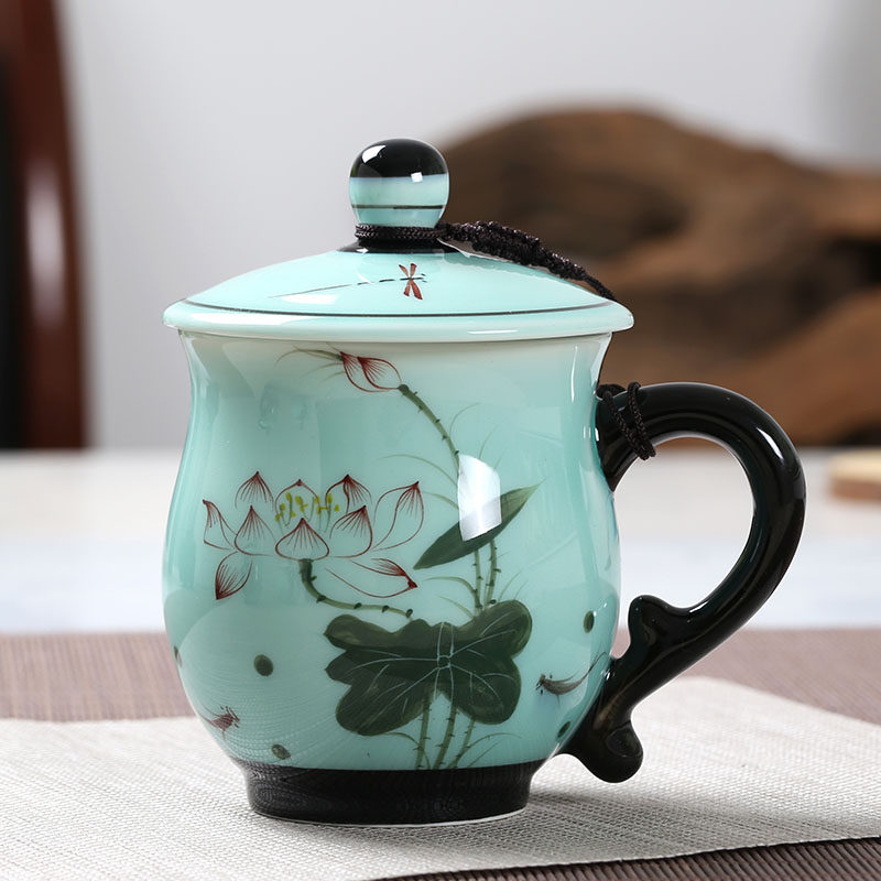 景德镇陶瓷茶杯带盖优惠券-搜券网