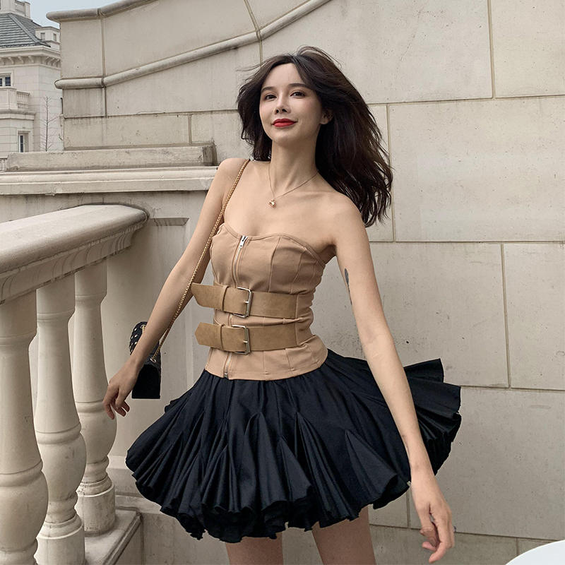 泫雅同款短裙蛋糕裙2019新款韩版高腰黑色百褶裙时尚超火的半身裙在类目 女装/女士精品, 半身裙中 - 来自Buy2taobao.com提供专业的淘宝代购服务