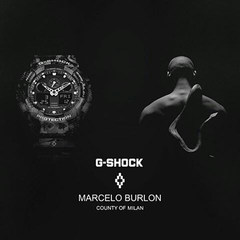 G-SHOCK x Marcelo Burlon GA-100MRB-1A 蟒蛇纹 限量手表男女潮