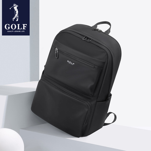 GOLF双肩包男15.6寸电脑背包大容量学生书包牛津布时尚商务行李包