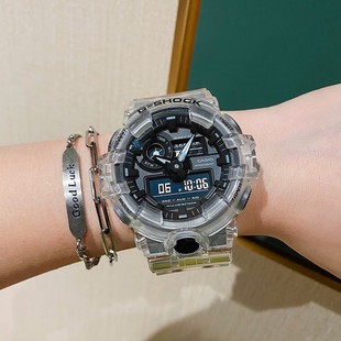 卡西欧手表G-SHOCK GA-700SKE-7A/2100/DW-5600 冰韧电子运动男表