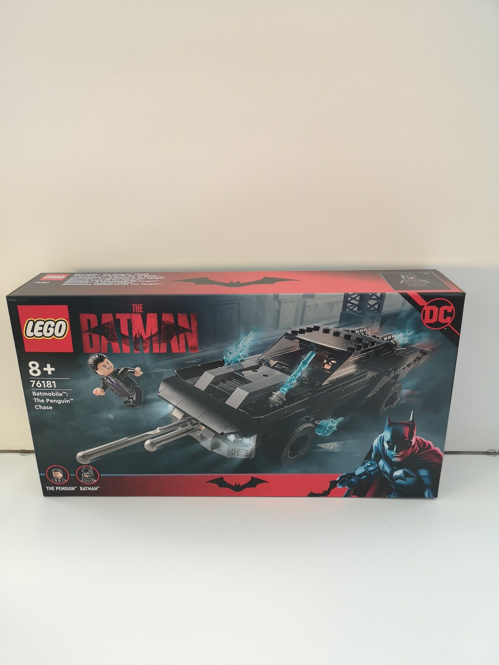 北京发货 lego乐高76181 蝙蝠车企鹅人追逐 dc拼装积木玩具 新款