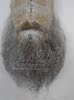 Gray Curl Beard Customized Television Makeup Beard Movies modelling Fake beard Gray Curl Beard Customized Television Makeup Beard Movies modelling Fake beard