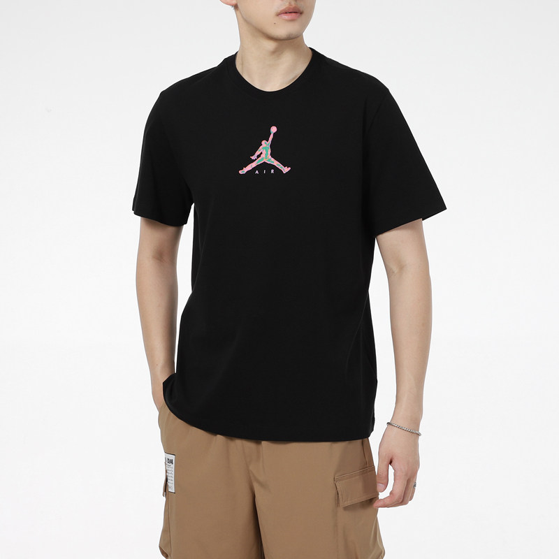 nike乔丹23体恤男2021夏季短袖aj飞人运动休闲透气半袖t恤cz8379
