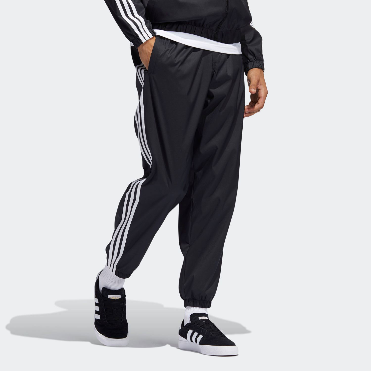 adidas阿迪达斯正品三叶草男子新款三条纹运动休闲长裤gl9923