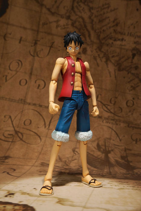 万代 shf 海贼王 路飞 luffy 可动手办成品
