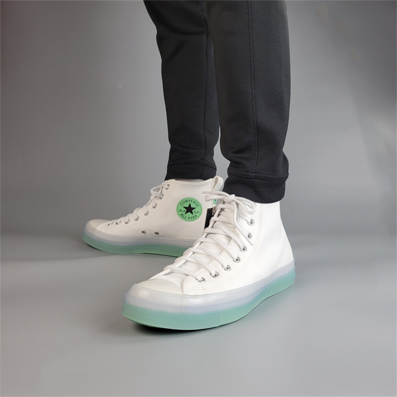 converse all star cx匡威超轻果冻透明底高低帮男女板鞋169607c